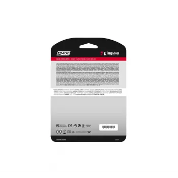 Kingston Technology A400 480 GB 2,5 pollici Serial ATA III TLC