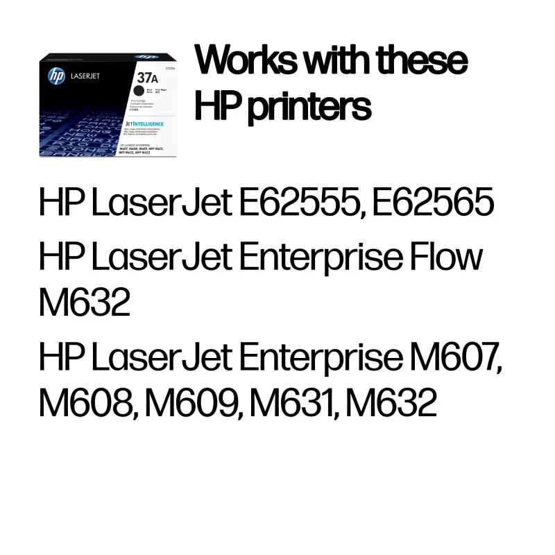 HP 37A CF237A cartuccia toner, nero, 11000 pagine