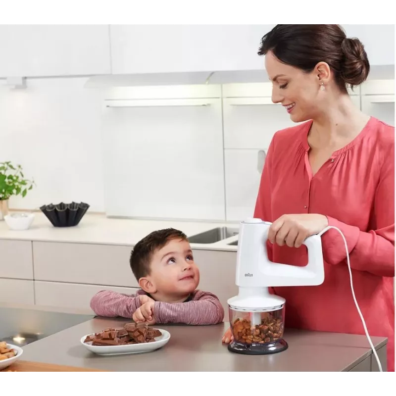 Braun HM 3135 WH frullatore a mano 500 W grigio, bianco