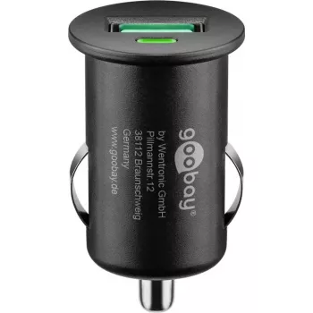 Caricabatterie da auto Goobay 18 W Quick Charge 3.0 nero