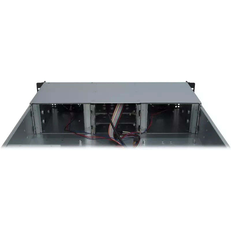 Case server Inter-Tech 2U-20240 rack nero