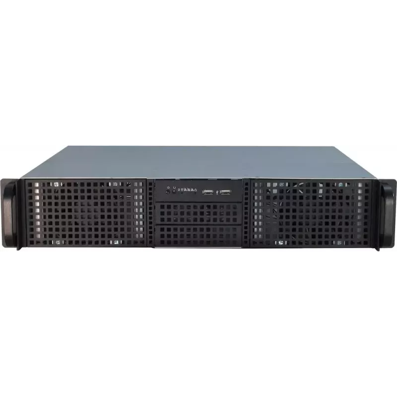 Case server Inter-Tech 2U-20240 rack nero