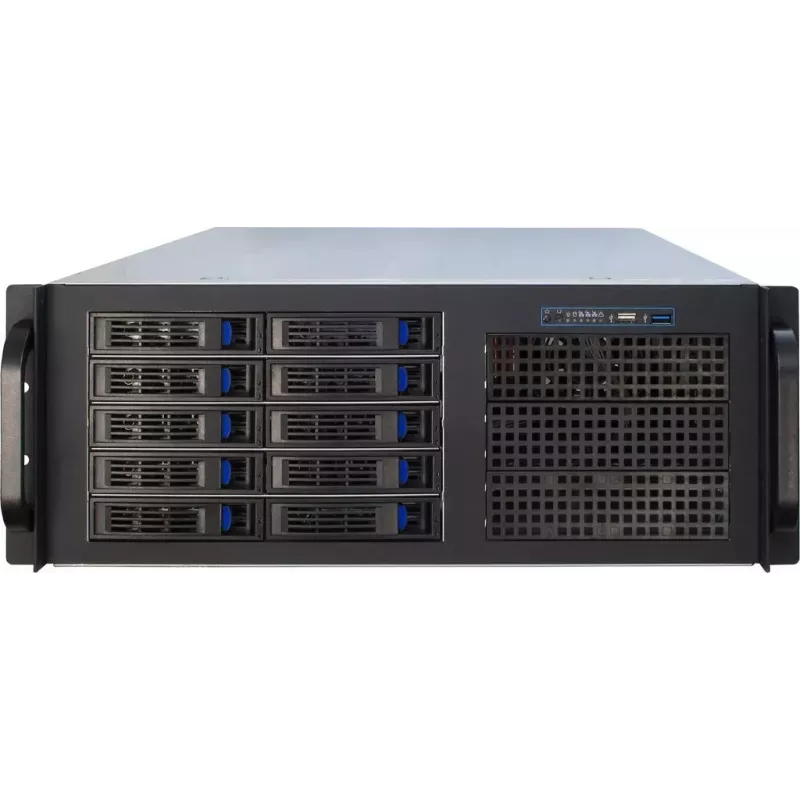 Case server Inter-Tech IPC 4U-4410 rack nero