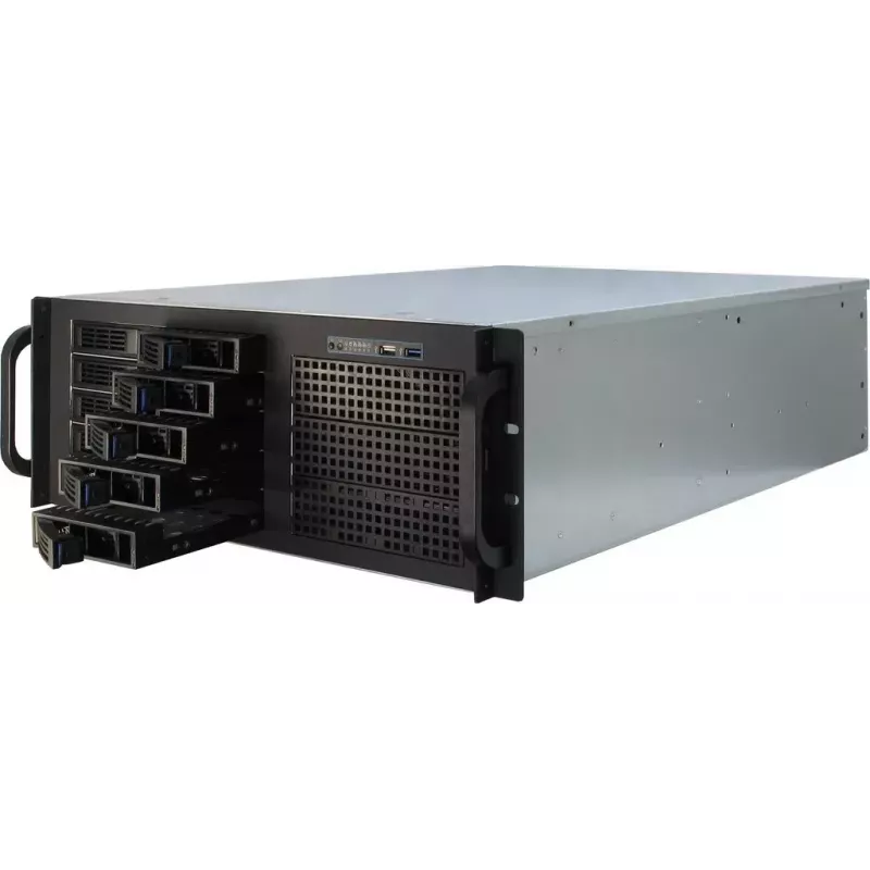 Case server Inter-Tech IPC 4U-4410 rack nero