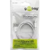 Goobay Cavo di ricarica e sincronizzazione Lightning USB 2 m Lightning USB A