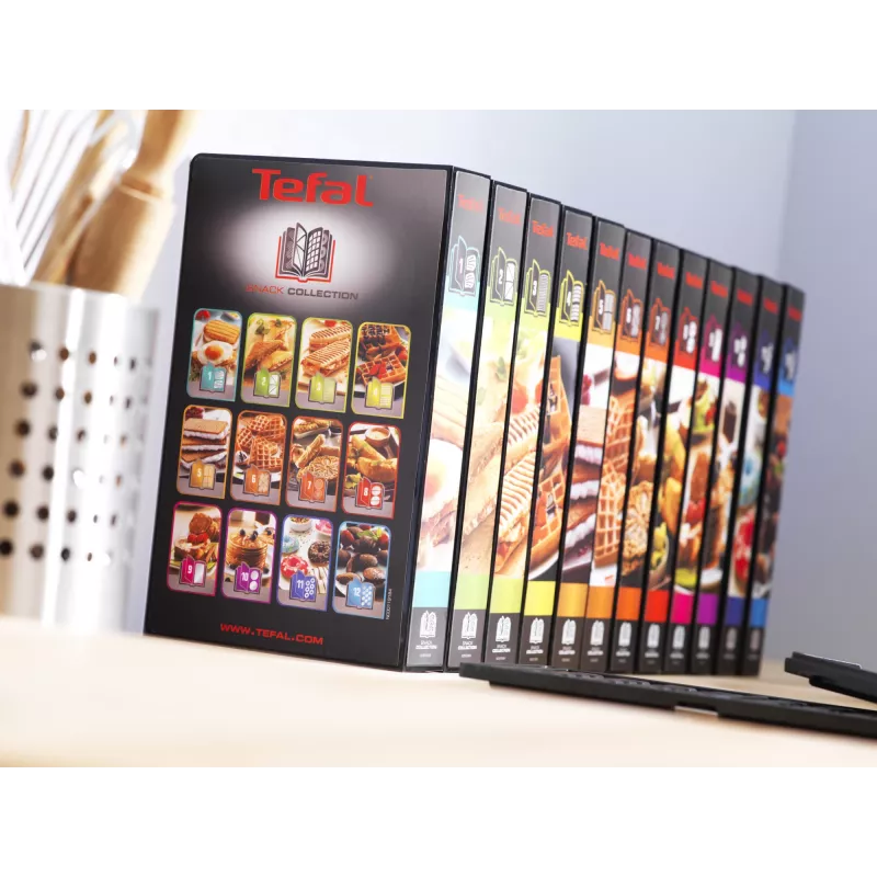 Tefal Snack Collection SW852D sandwich maker 700 W nero, acciaio inox