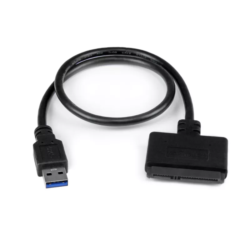 Cavo SATA-USB StarTech.com con UASP, nero, 6 Gbit/s, CE, FCC, 0 – 60 °C, -10 – 70 °C, 49 mm