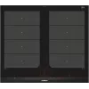 Piano cottura Siemens EX675LXC1E nero, acciaio inox piano cottura a induzione da incasso 4 zone