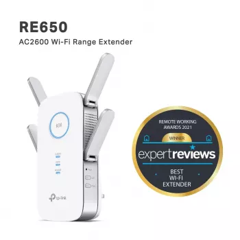 Extender di rete TP-Link RE650 trasmettitore di rete bianco 10, 100, 1000 Mbit/s