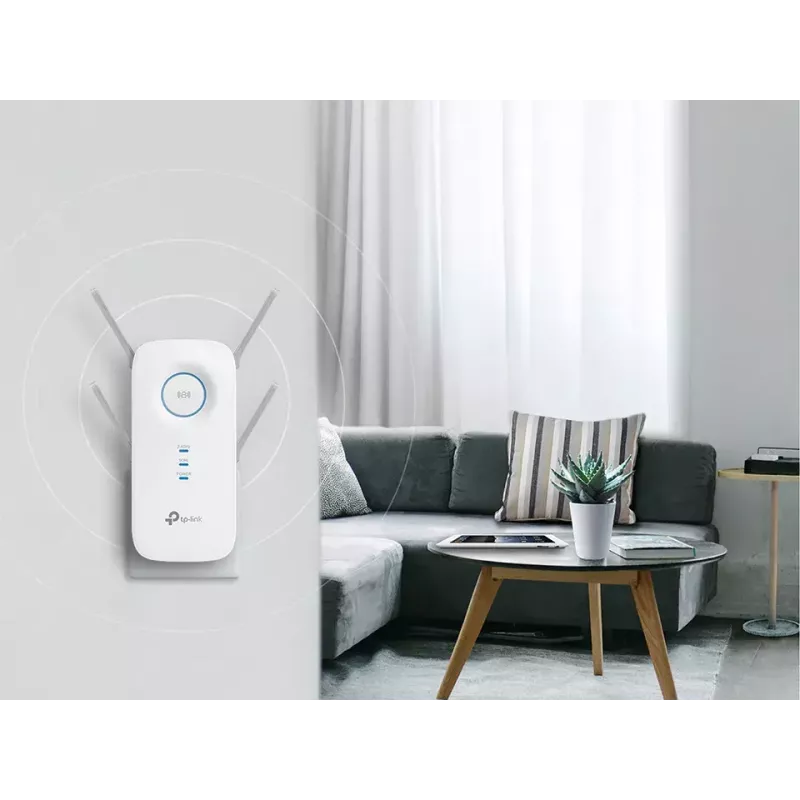 Extender di rete TP-Link RE650 trasmettitore di rete bianco 10, 100, 1000 Mbit/s
