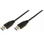 LogiLink CU0038 cavo USB 3.0, USB-A M/M, 1 m, nero