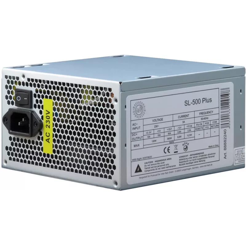 Alimentatore INTER-TECH SL-500 Plus 500W ATX