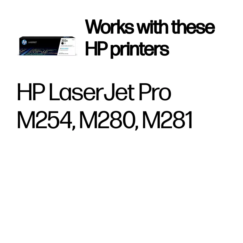 HP 203X cartuccia toner LaserJet originale nero alta capacità