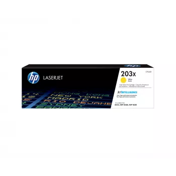 HP LaserJet 203X cartuccia toner originale giallo alta capacità