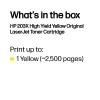 HP LaserJet 203X cartuccia toner originale giallo alta capacità