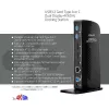 CLUB3D docking station USB3.2 Gen1 tipo A o C Dual Display 4K60Hz certificata DisplayLink®