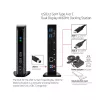 CLUB3D docking station USB3.2 Gen1 tipo A o C Dual Display 4K60Hz certificata DisplayLink®