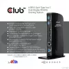 CLUB3D docking station USB3.2 Gen1 tipo A o C Dual Display 4K60Hz certificata DisplayLink®