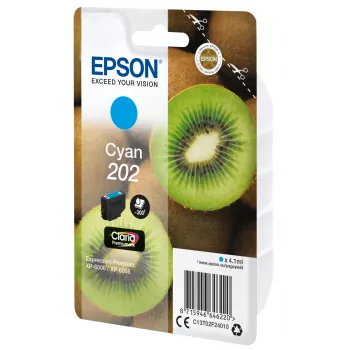 Cartuccia d'inchiostro EPSON confezione singola Kiwi ciano 202 Claria Premium Ink 4.1 ml