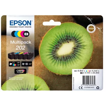 Epson Kiwi multipack 5 colori 202 Claria Premium inchiostro