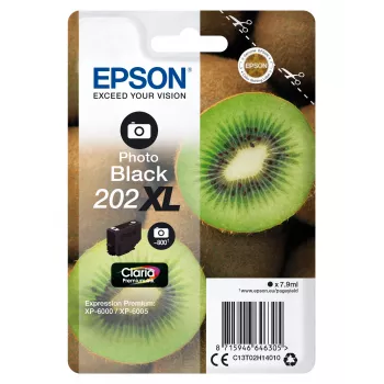Epson 202XL cartuccia d'inchiostro nero foto per Expression Premium XP-6000 (C13T02H14010)
