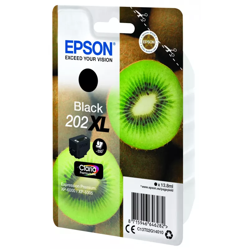 Epson Kiwi confezione singola nero 202XL Claria Premium inchiostro
