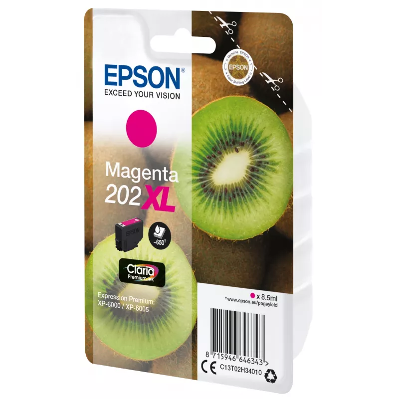 Epson Kiwi confezione singola magenta 202XL Claria Premium inchiostro