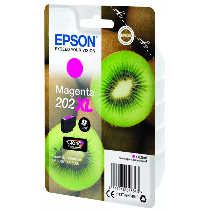 Epson Kiwi confezione singola magenta 202XL Claria Premium inchiostro