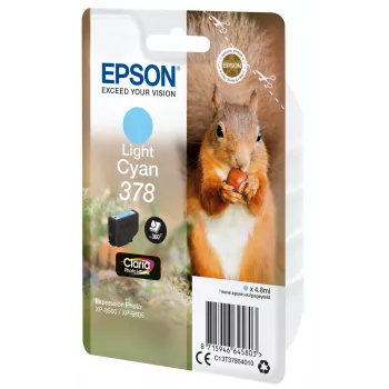 Epson Squirrel confezione singola ciano chiaro 378 Claria Photo HD inchiostro