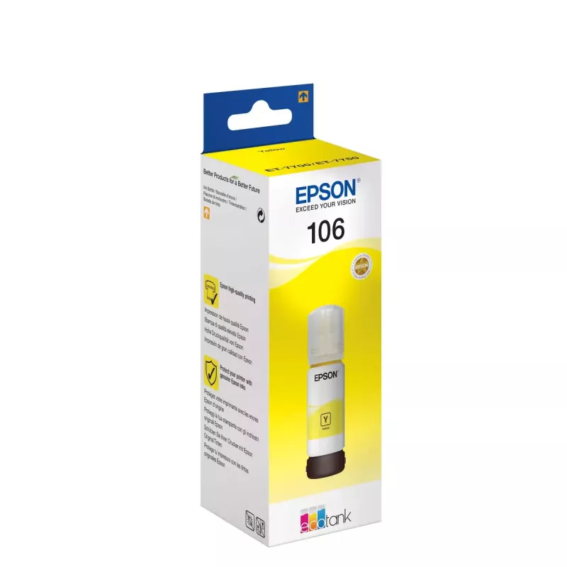 Epson 106 EcoTank flacone d'inchiostro giallo