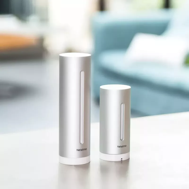 Netatmo NWS01-EC stazione meteo digitale alluminio batteria/USB Wi-Fi
