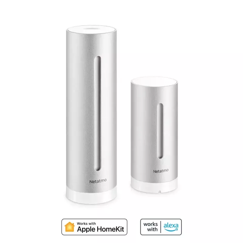 Netatmo NWS01-EC stazione meteo digitale alluminio batteria/USB Wi-Fi