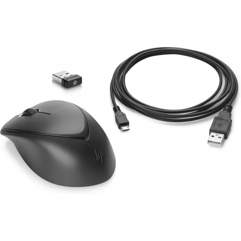 HP mouse Wireless Premium, ambidestro, laser, RF Wireless, 1200 DPI, nero