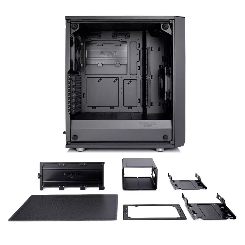 Case PC Fractal Design Meshify C Midi Tower nero