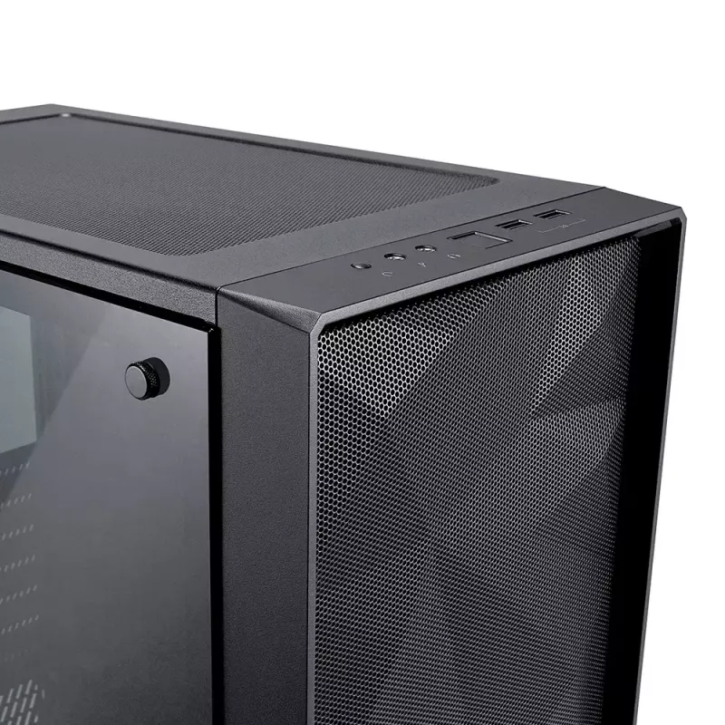 Case PC Fractal Design Meshify C Midi Tower nero