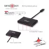 CLUB3D Multi Stream Transport Hub DisplayPort 1.2 Quad Monitor alimentato USB
