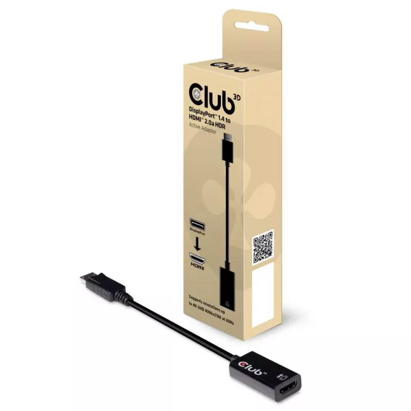 Adattatore attivo DisplayPort 1.4 a HDMI 2.0b CLUB3D CAC-1080