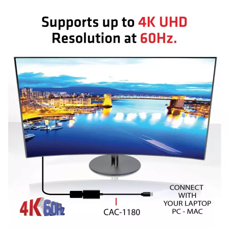 CLUB3D Mini DisplayPort 1.4 a HDMI 2.0b HDR Adattatore attivo