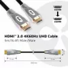 CLUB3D Cavo HDMI 2.0 4K60Hz UHD 5m/16.4ft