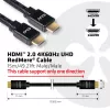 CLUB3D Cavo HDMI 2.0 4K60Hz RedMere 15m/49,2ft