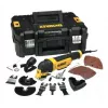 DeWalt DWE315KT-QS utensile multifunzione oscillante, 300 W, nero/giallo
