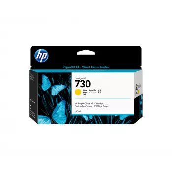 HP 730 130-ml giallo Cartuccia d'inchiostro DesignJet, Serie di stampanti HP DesignJet T1700, Stampa a getto d'inchiostro termico, giallo, Singapore, 202 mm, 129 mm