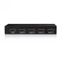 CLUB3D HDMI™ 4K@60Hz UHD Splitter AC Power 4 Porte
