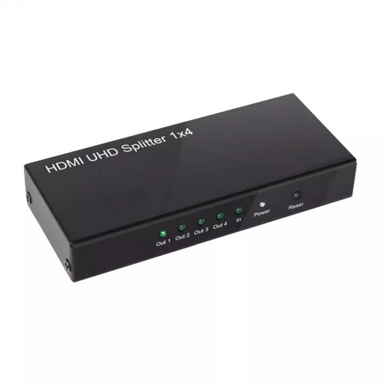 CLUB3D HDMI™ 4K@60Hz UHD Splitter AC Power 4 Porte