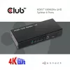 CLUB3D HDMI™ 4K@60Hz UHD Splitter AC Power 4 Porte