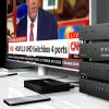 CLUB3D HDMI™ 2.0 UHD 4K60Hz SwitchBox 4 Porte con telecomando IR
