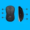 Set tastiera e mouse wireless Logitech MK540 Advanced – tastiera full-size QWERTZ, ricevitore USB, layout US, mouse ergonomico, nero/bianco