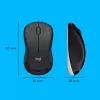 Set tastiera e mouse wireless Logitech MK540 Advanced – tastiera full-size QWERTZ, ricevitore USB, layout US, mouse ergonomico, nero/bianco