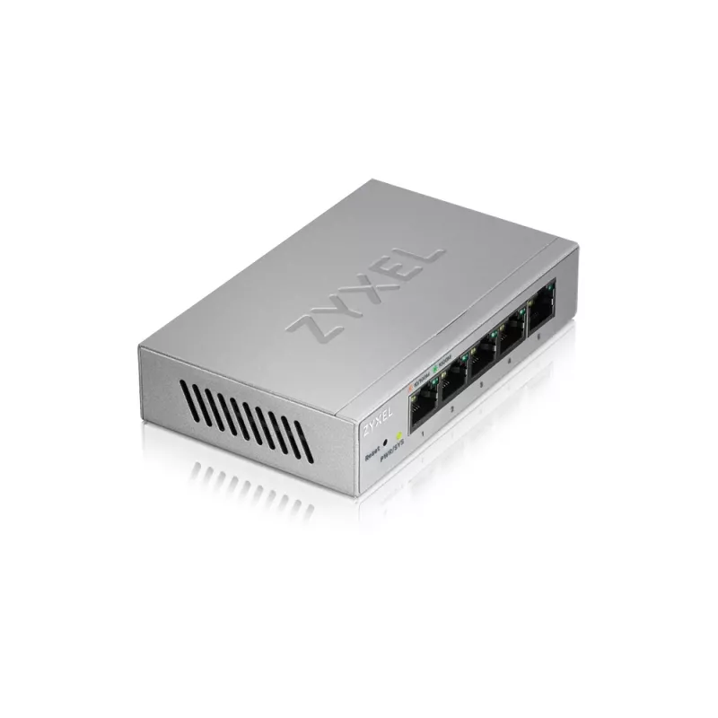 Zyxel GS1200-5 Managed Gigabit Ethernet (10/100/1000) argento