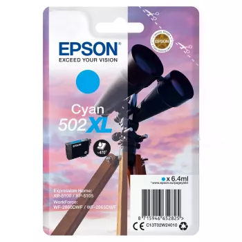 Cartuccia Epson 502XL ciano 470 pagine
